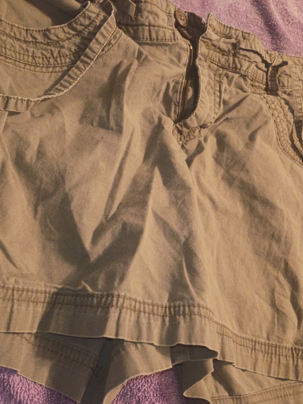 St. John's Bay Olive Green Cargo Shorts